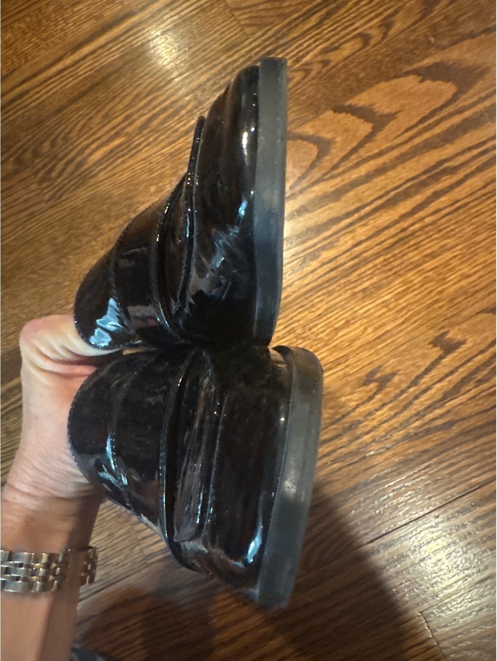 Aeyde Julie 30mm Paten Leather Loafers Size 38 $481 - Picture 7 of 10